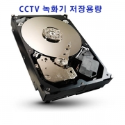 CCTV 녹화기 저장용량 HDD 녹화기 메모리 1000G 1T