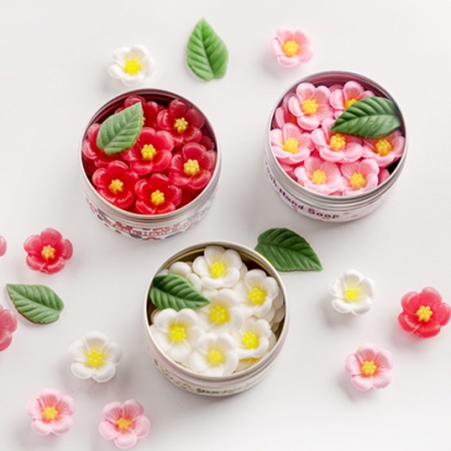 재주좋아 휴대용 손비누 3종 벚꽃,감귤꽃,동백꽃 단체선물